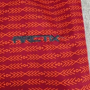 Arctix Ski Snow Pant Youth L Red Geometric Pattern Insulated Warm Outdoor Unisex